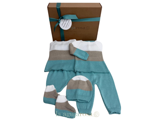 CAJITA REGALO NEW BORN COMBINADA DE LAAGUJAROSA