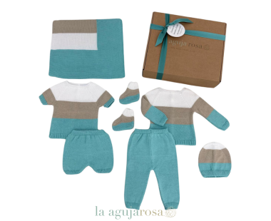 CAJITA REGALO NEW BORN COMBINADA DE LAAGUJAROSA 2