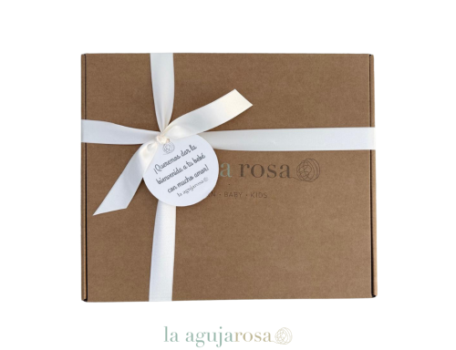CAJITA REGALO NEW BORN EN CREMA DE LAAGUJAROSA