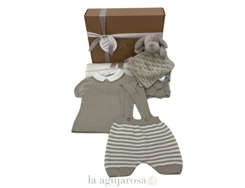 CAJITA REGALO NEW BORN TOSTADO LAAJUROSA