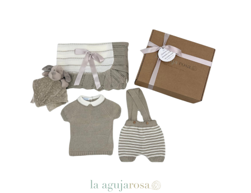 CAJITA REGALO NEW BORN TOSTADO LAAJUROSA