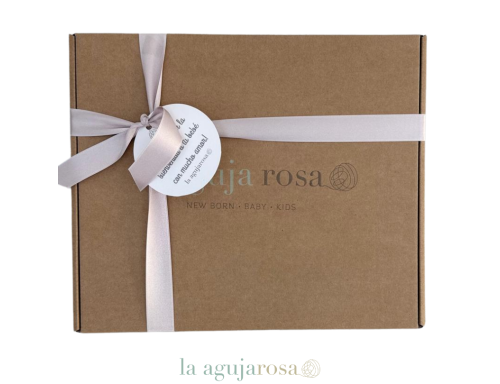 CAJITA REGALO NEW BORN TOSTADO LAAJUROSA