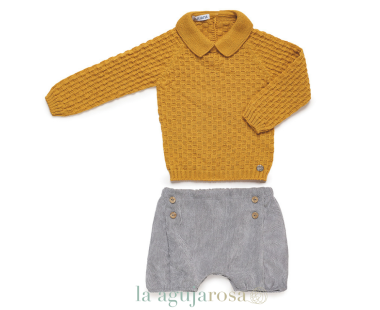 CONJUNTO PANTALÓN PANA DE LA COLECCIÓN DESTELLO DE JULIANA