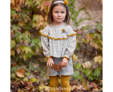 CONJUNTO NIÑA CAMISA DE LA COLECCIÓN DESTELLO DE JULIANA