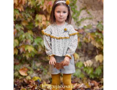 CONJUNTO NIÑA CAMISA DE LA COLECCIÓN DESTELLO DE JULIANA