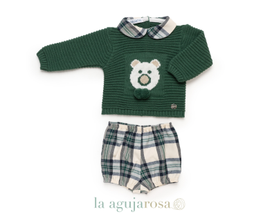 CONJUNTO PANTALÓN CUADROS OSOS DE LA COLECCIÓN SINFONÍA...