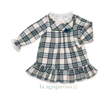 VESTIDO ENTERIZO CUADROS 2 POMPONES DE LA COLECCIÓN... 2