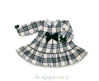 VESTIDO VOLANTES CUADROS DE LA COLECCIÓN SINFONÍA DE JULIANA 2