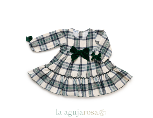 VESTIDO VOLANTES CUADROS DE LA COLECCIÓN SINFONÍA DE JULIANA