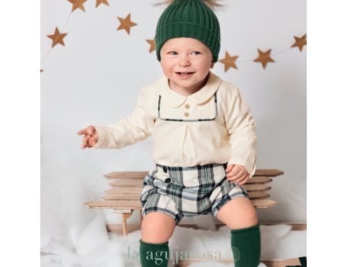 CONJUNTO CAMISA PANTALÓN CUADRITOS DE LA COLECCIÓN SINFONÍA DE JULIANA