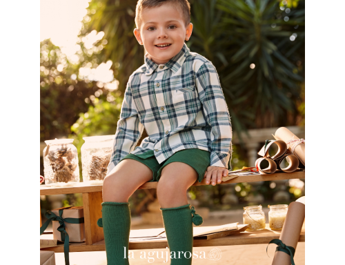 CONJUNTO NIÑO PANTALÓN CAMISA DE LA COLECCIÓN SINFONÍA DE JUALIANA