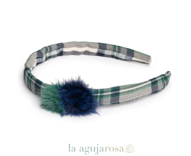 DIADEMA CUADRITOS DE LA COLECCIÓN SINFONÍA DE JULIANA