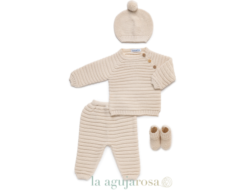 CONJUNTO 4 PIEZAS LINES DE LA COLECCIÓN SONATA DE JULIANA