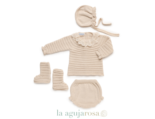 CONJUNTO 4 PIEZAS LINES BRAGA DE LA COLECCIÓN SONATA DE JULIANA