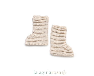BOTA DE PUNTO DE LIN DE LA COLECCIÓN SONATA DE JULIANA