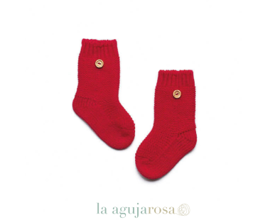 CALCETÍN BOTONES INVIERNO DE LA COLECCIÓN MELODÍA DE JULIANA
