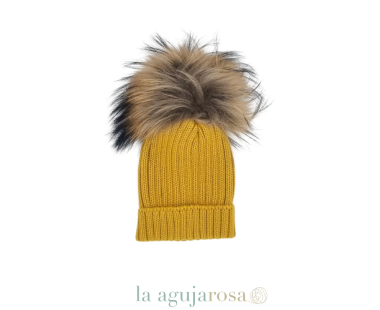 GORRO CANALÉ POMPÓN DE LA COLECCIÓN DESTELLO DE JULIANA