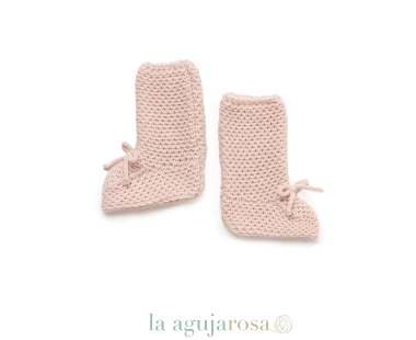 BOTA RECOGIDAS ROSA BEBÉ DE LA COLECCIÓN PIANO DE JULIANA