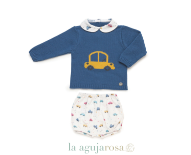 CONJUNTO PANTALÓN COCHE DE LA COLECCIÓN FÁBULA DE JULIANA