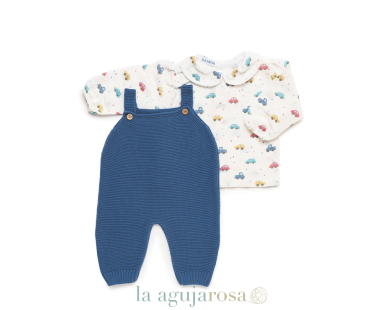 PETO DE PUNTO CON CAMISA COCHES DE LA COLECCIÓN FÁBULA DE... 2
