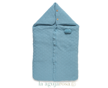 SACO LISO POMPONES CUADROS DE LA COLECCIÓN SERENATA DE...