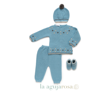 CONJUNTO PANTALÓN 4 PIEZAS LIN DE LA COLECCIÓN SERENATA...