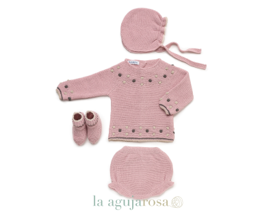 CONJUNTO BRAGA 4 PIEZAS DE LA COLECCIÓN SERENATA DE JULIANA 2