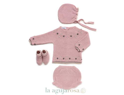 CONJUNTO BRAGA 4 PIEZAS DE LA COLECCIÓN SERENATA DE JULIANA