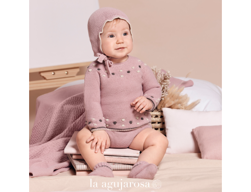 CONJUNTO BRAGA 4 PIEZAS DE LA COLECCIÓN SERENATA DE JULIANA