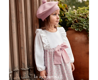 VESTIDO 2V. DE FLORES CON LAZO DE LA COLECCIÓN DANZA DE... 2