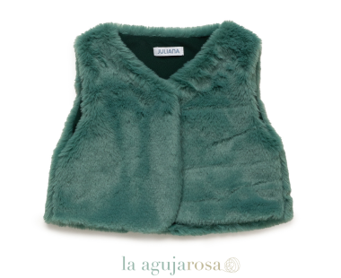 CHALECO DE PELO DE LA COLECCIÓN SINFONÍA DE JULIANA