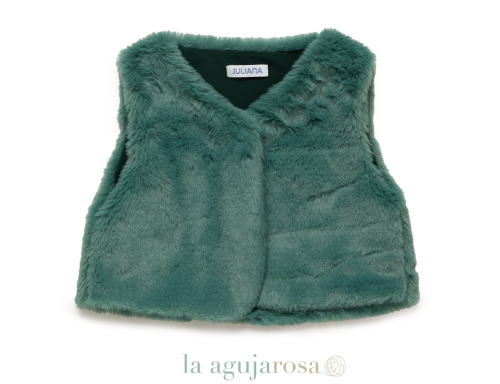CHALECO DE PELO DE LA COLECCIÓN SINFONÍA DE JULIANA