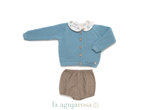 CONJUNTO CHAQUETA PANTALÓN ANIMALITOS DE LA COLECCIÓN TRAZOS DE JULIANA
