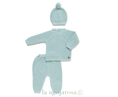 CONJUNTO PUNTO PERLADO DE LA COLECCIÓN SILENCIO DE JULIANA