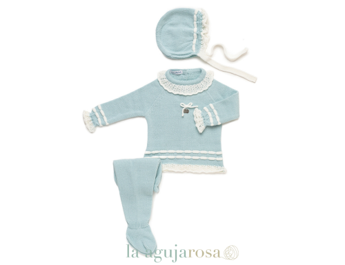 CONJUNTO 3P LORZAS DE LA COLECCIÓN SILENCIO DE JULIANA