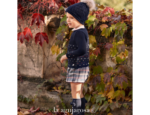 CONJUNTO PANTALÓN CUADROS ESTRELLAS DE LA COLECCIÓN ARMONÍA DE JULIANA