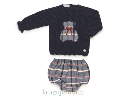 CONJUNTO BRAGA CUADROS OSO DE LA COLECCIÓN ARMONÍA DE... 2