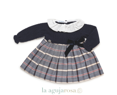 VESTIDO CUERPO DE PUNTO CUADRITOS DE LA COLECCIÓN ARMONÍA... 2