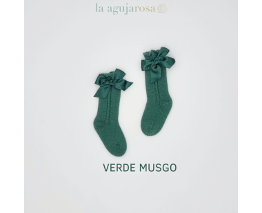 CALCETÍN LAZO INVIERNO MUSGO DE LA COLECCIÓN SINFONÍA DE...