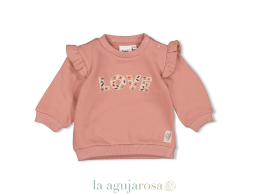 CONJUNTO LOVE ROSA MAQUILLAJE DE FEETJE