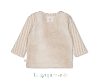 CONJUNTO DE M/L RAYAS DE CANALÉ  SLEEPY SHEEPY DE FEETJE 2