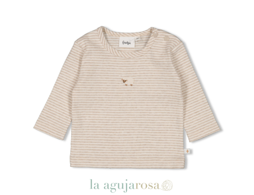 CONJUNTO DE M/L RAYAS DE CANALÉ  SLEEPY SHEEPY DE FEETJE