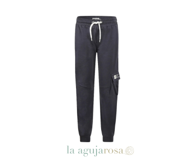PANTALÓN DE CHÁNDAL CARGO ANTRACITA NO WAY MONDAY