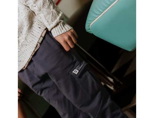 PANTALÓN DE CHÁNDAL CARGO ANTRACITA NO WAY MONDAY