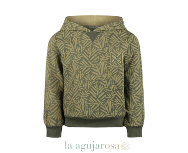 SUDADERA CON CAPUCHA VERDE MILITAR KOKO NOKO