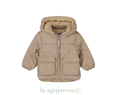 ABRIGO DE INVIERNO DIRKJE CON CAPUCHA MARRÓN SUAVE E... 2