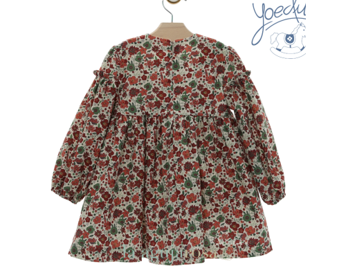 VESTIDO INFANTIL DE LA FAMILIA CRETONA DE YOEDU