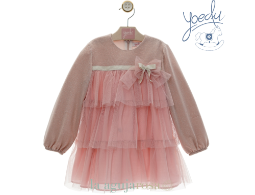 VESTIDO INFANTIL DE LA FAMILIA DAMASCO DE YOEDU