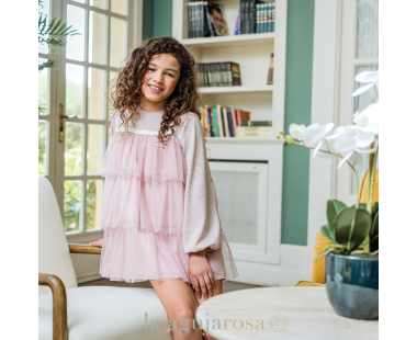 VESTIDO INFANTIL DE LA FAMILIA DAMASCO DE YOEDU