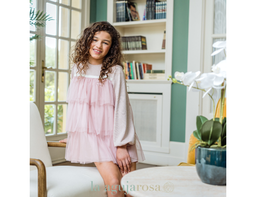 VESTIDO INFANTIL DE LA FAMILIA DAMASCO DE YOEDU